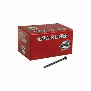 Puntilla Mejia Acerada Negra 2 1/2"