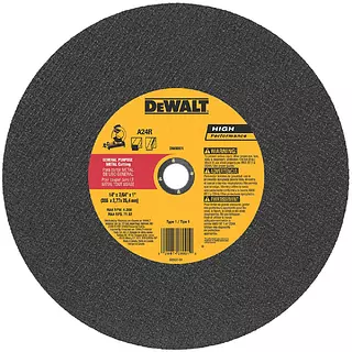 Disco Corte Metal 14 Tronzadora Dewalt